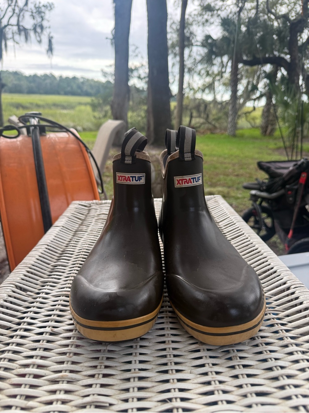 XTRATUF Men’s Brown Chelsea-Style Rain & Snow Boots